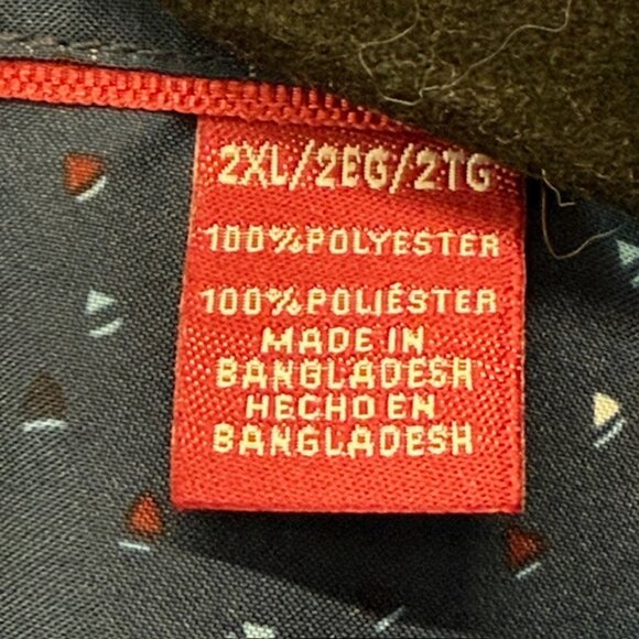 Axist Stretch Men's Button Up Shirt Short Sleeve Blue Size 2XL 100% Polyester - Picture 5 of 9